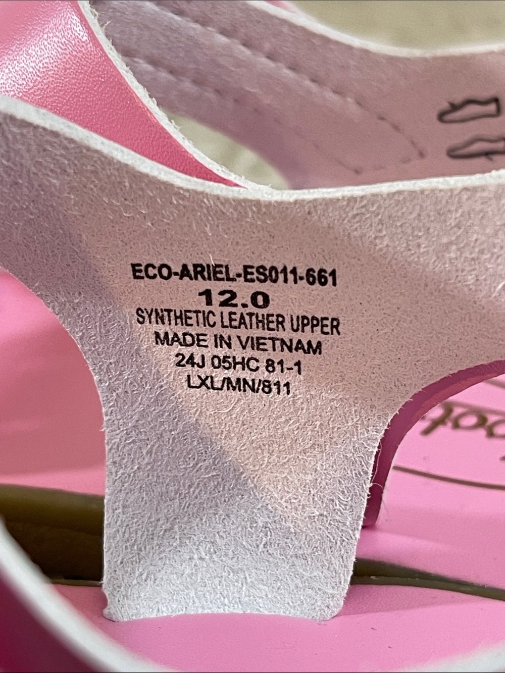 FOOTMATES ECO-ARIEL - ES011-661 - BUBBLEGUM MICRO WATERPROOF SIZE 12 NEW - Picture 8 of 10